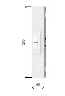 Placca Fast con interruttore