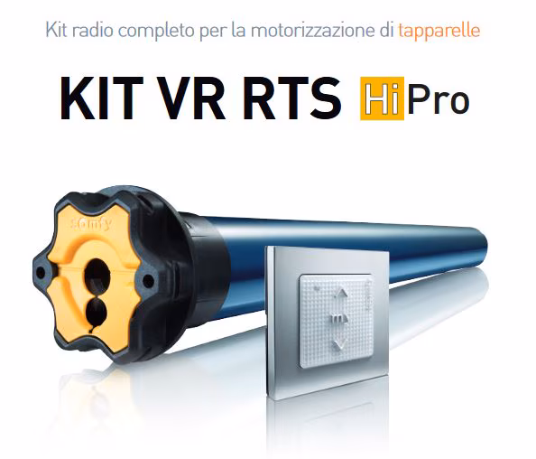 Motoriduttore Somfy 20 NM con radiocomando